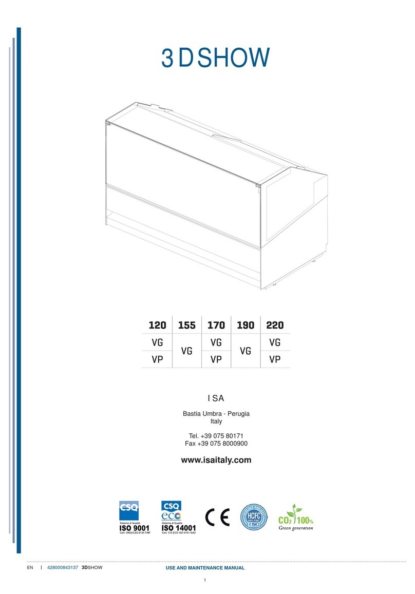 ISA 3DSHOW 120 User manual