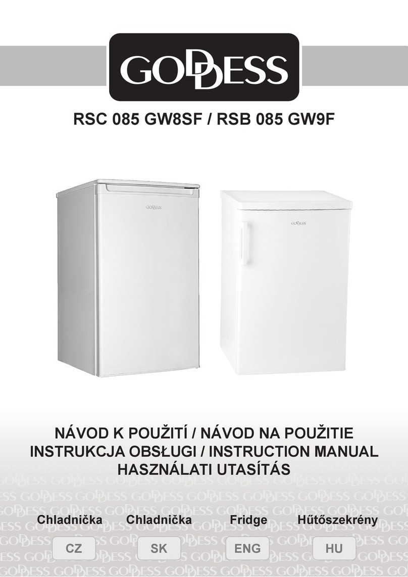 Goddess RSB 085 GW9F instruction manual Goddess RSB 085 GW9F instruction manual