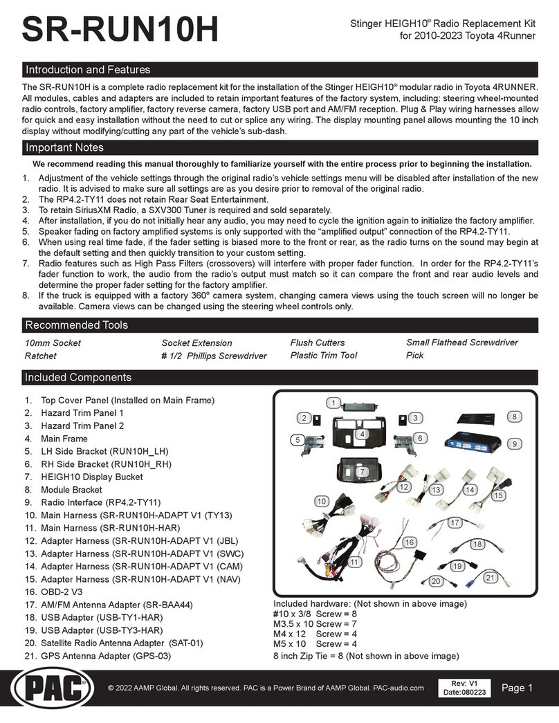 Stinger SR-RUN10H manual