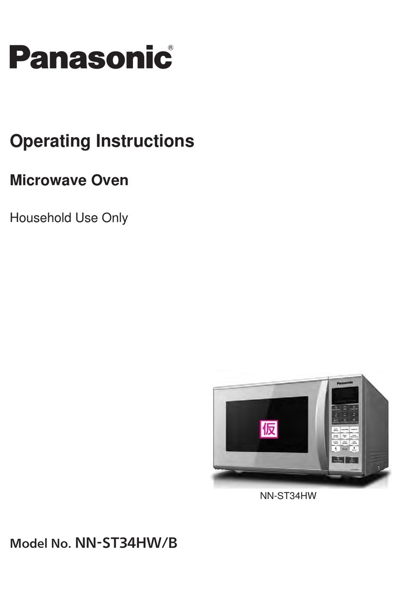 Panasonic NN-ST34HW/B operating instructions