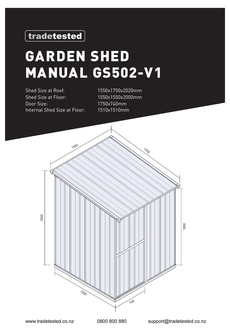 tradetested GS502-V1 User manual