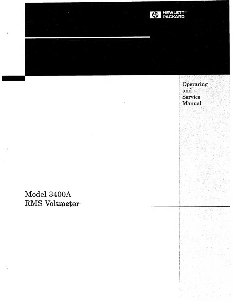 HP 3400A Service manual