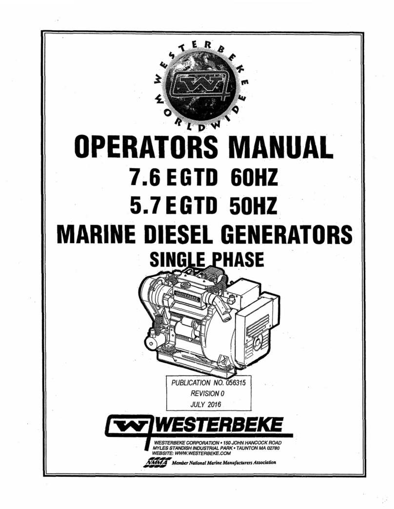 Westerbeke 7.6 EGTD User manual Westerbeke 7.6 EGTD User manual