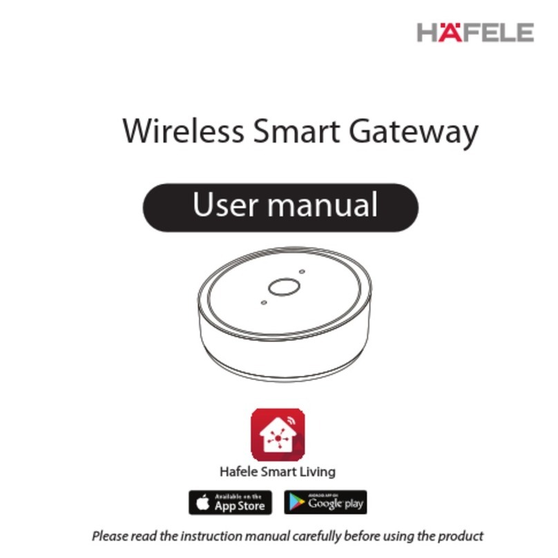 Häfele Wireless Smart Gateway user manual