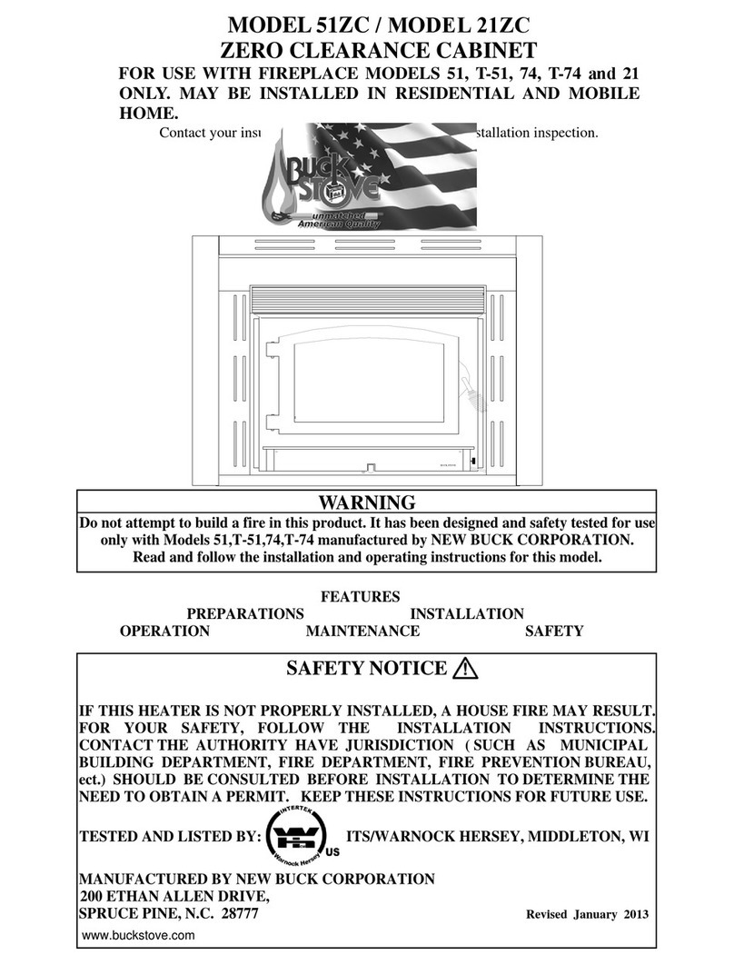 BuckMaster 51ZC instruction manual BuckMaster 51ZC instruction manual