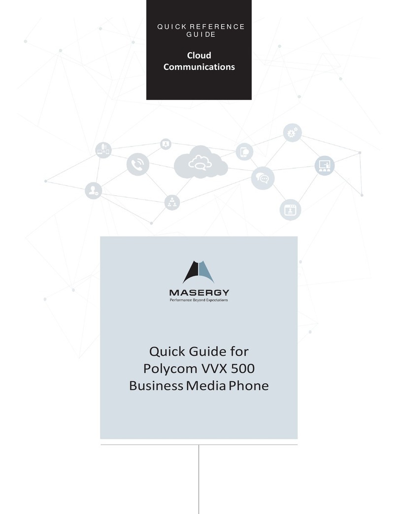 Polycom VVX 500 User manual