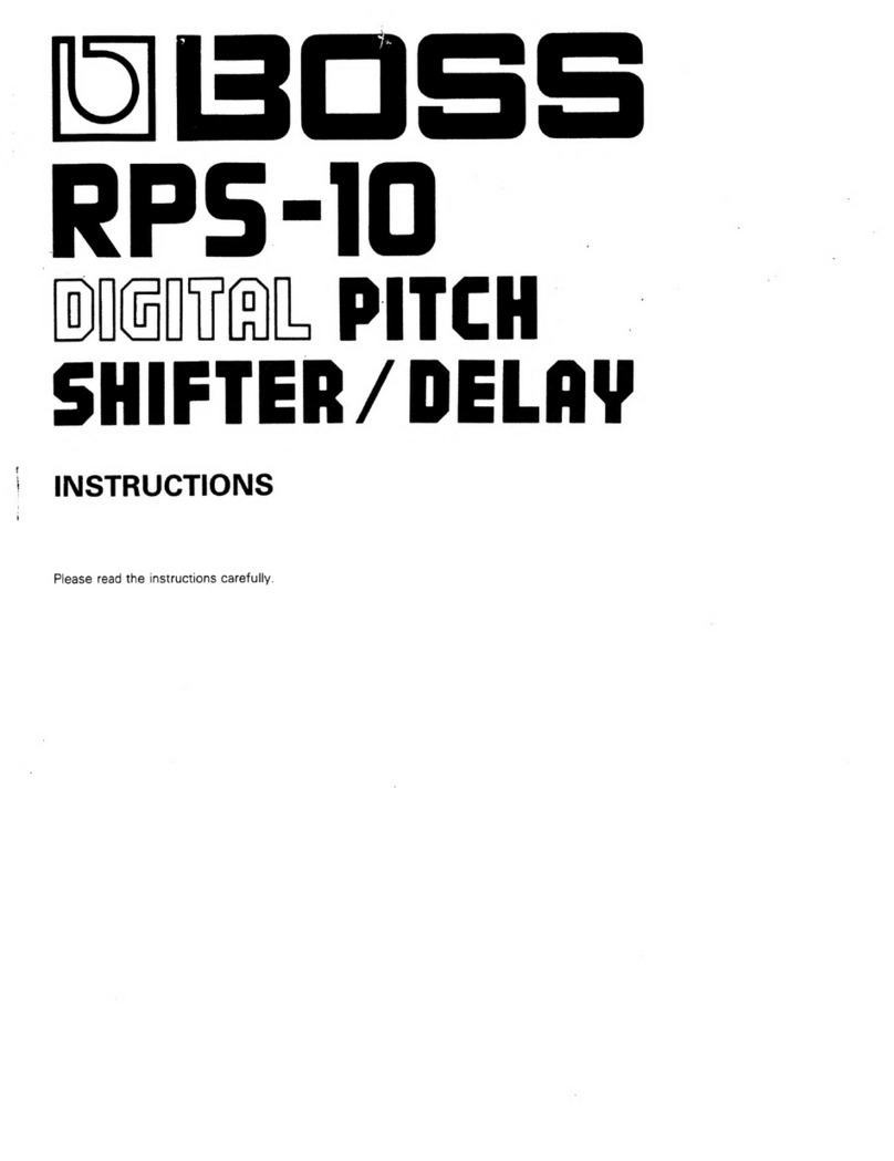 BOSSCO RPS-10 instructions