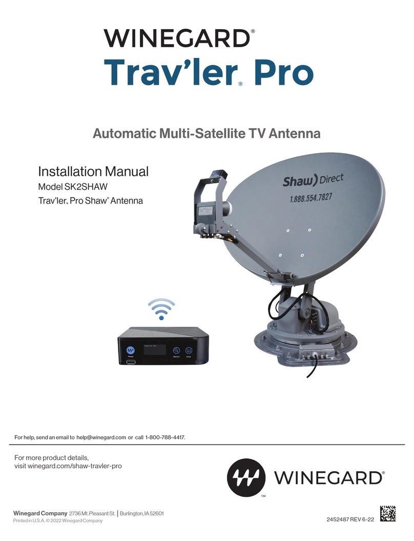 Winegard Trav'ler Pro User manual
