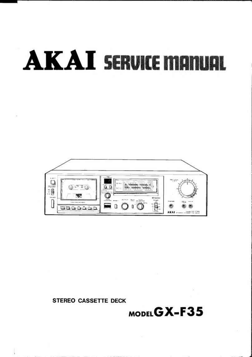Akai GX-F35 User manual