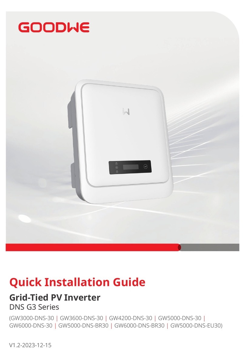 Goodwe GW5000-DNS-EU30 User manual