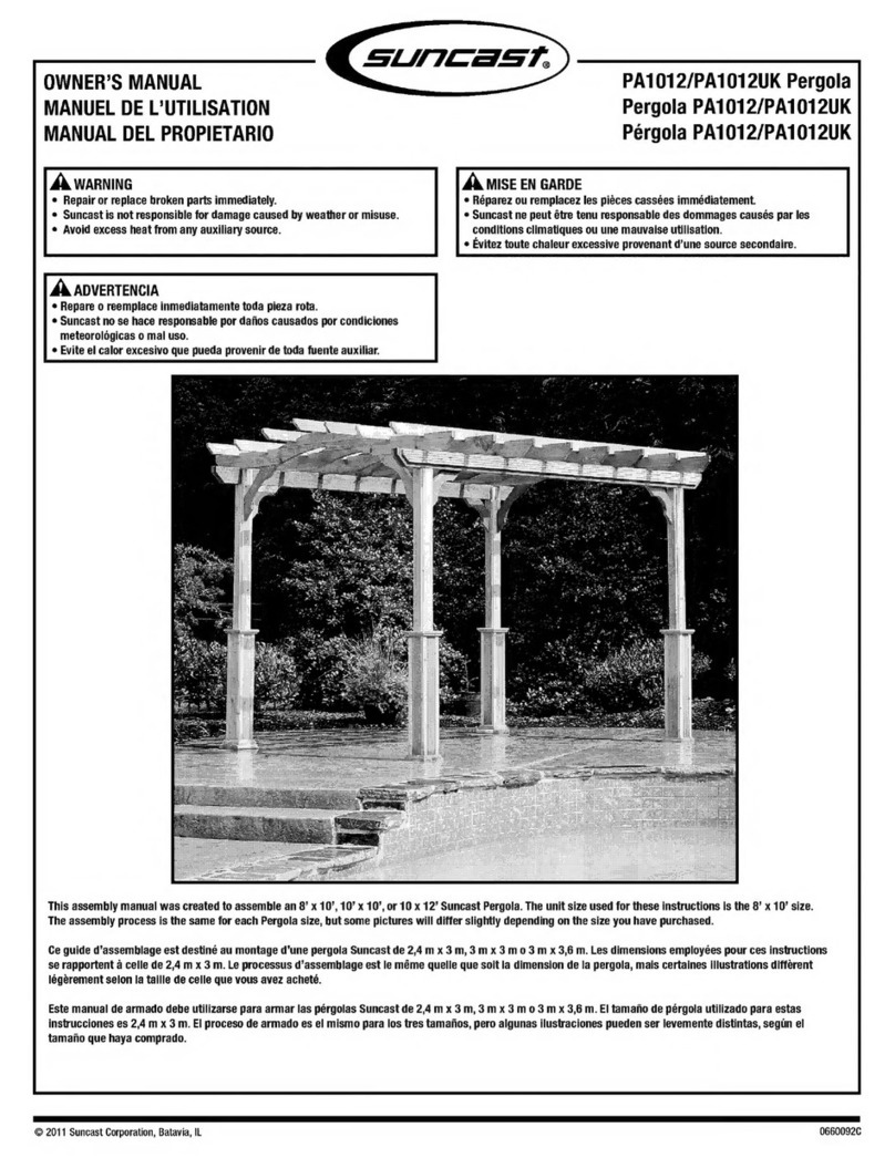 Suncast PA1012 User manual