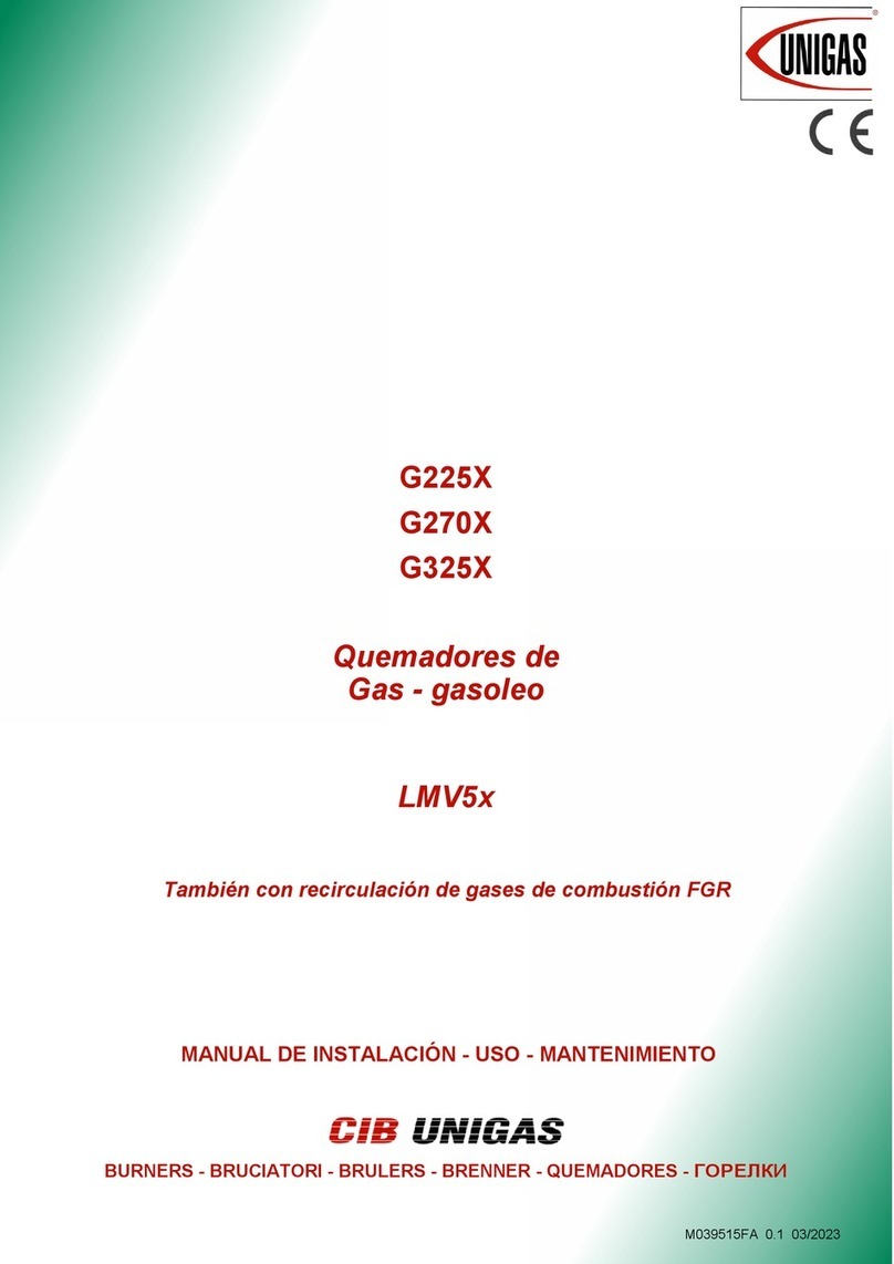 CIB UNIGAS G225X User manual