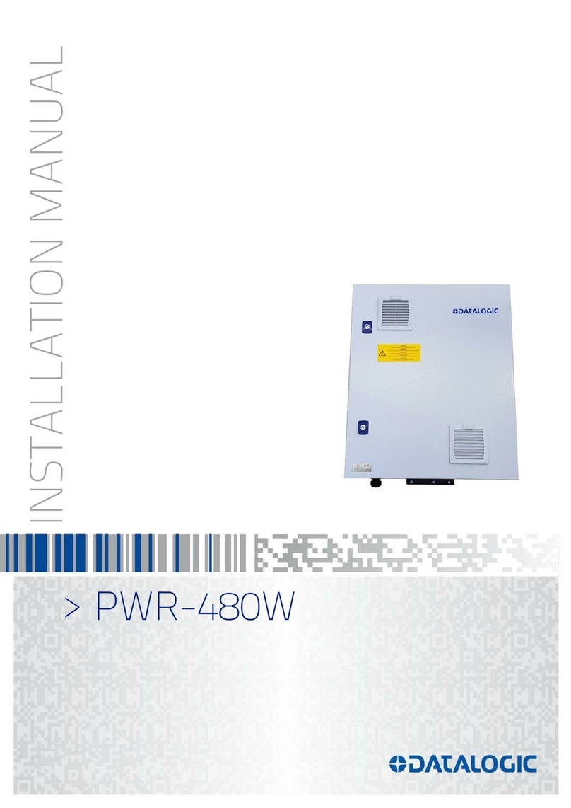 Datalogic PWR-480W instruction manual