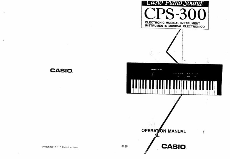 Casio CPS-300 User manual