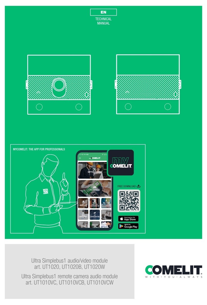 Comelit Simplebus1 Ultra UT1020 User manual Comelit Simplebus1 Ultra UT1020 User manual