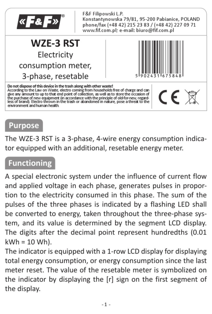 F&F WZE-3 User manual