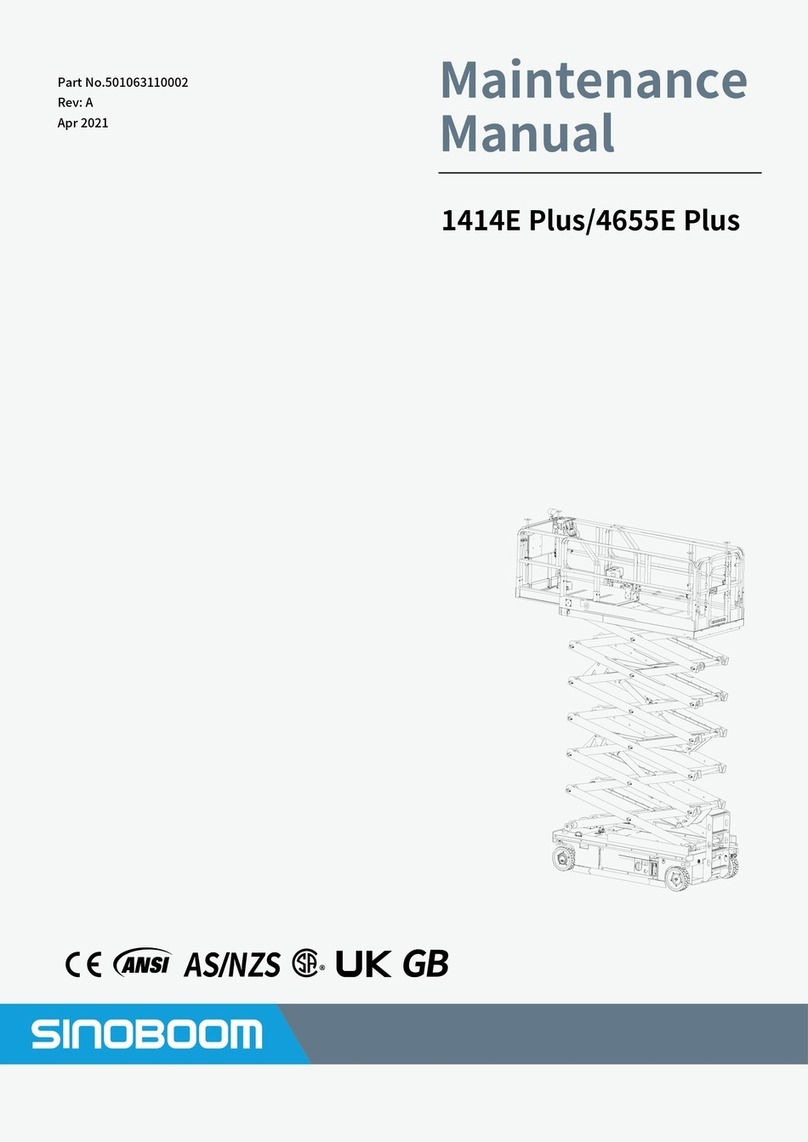 Sinoboom 1414E Plus Maintenance manual