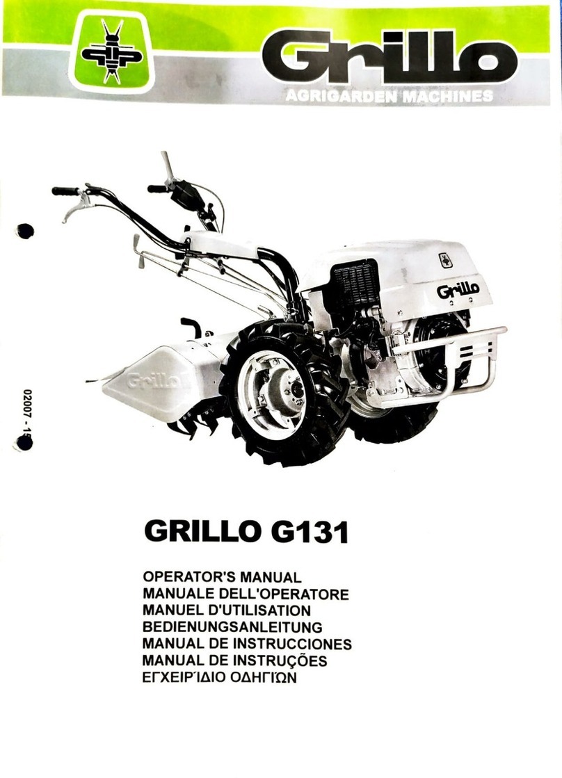 Grillo G131 Operator's manual