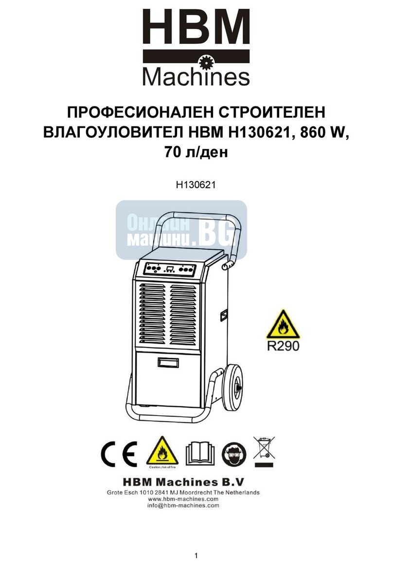 HBM Machines HBM 70 H130621 User manual
