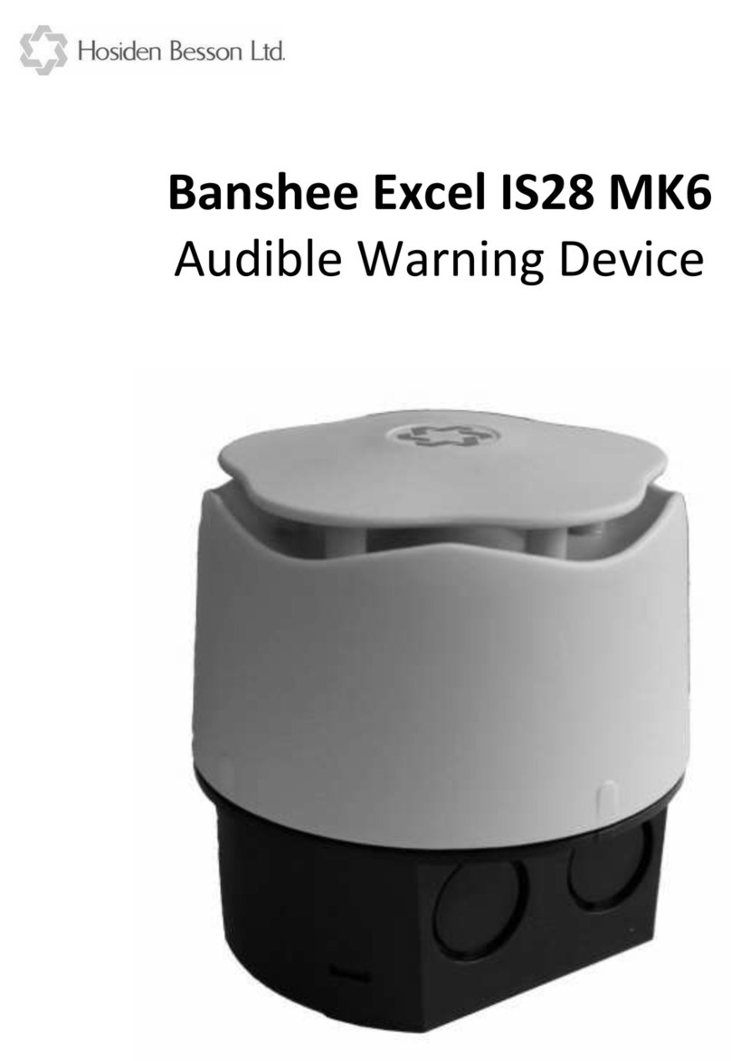 Hosiden Besson Banshee Excel IS28 MK6 User manual