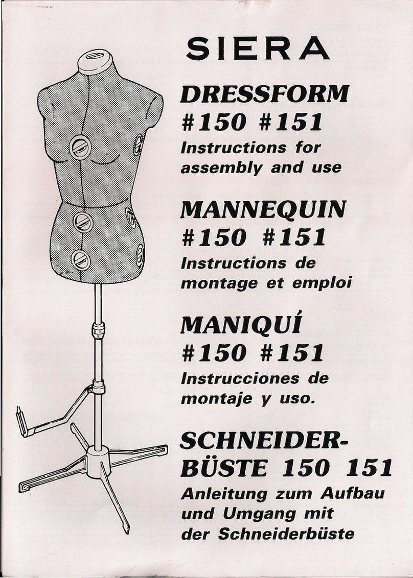 Siera 150 Instructions for assembly and use