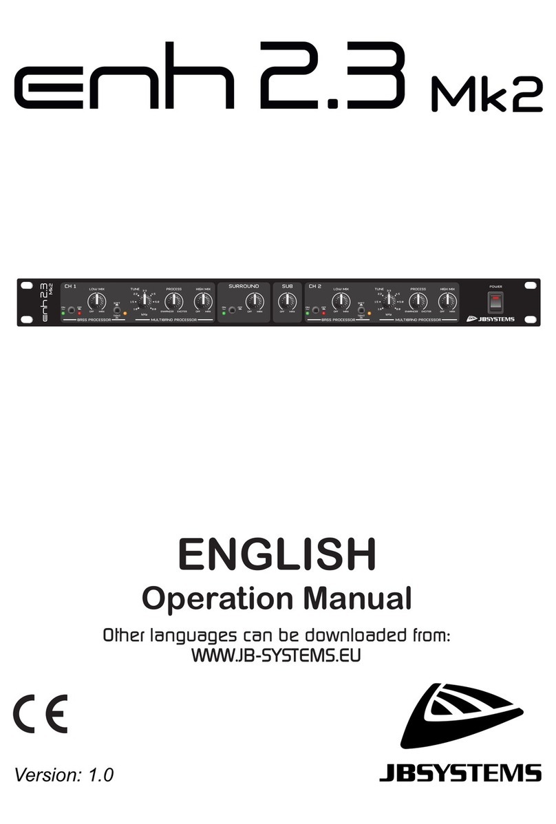 JB Systems enh2.3 Mk2 Operation manual