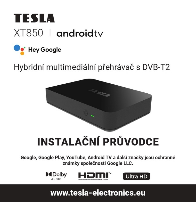 Tesla XT850 User manual