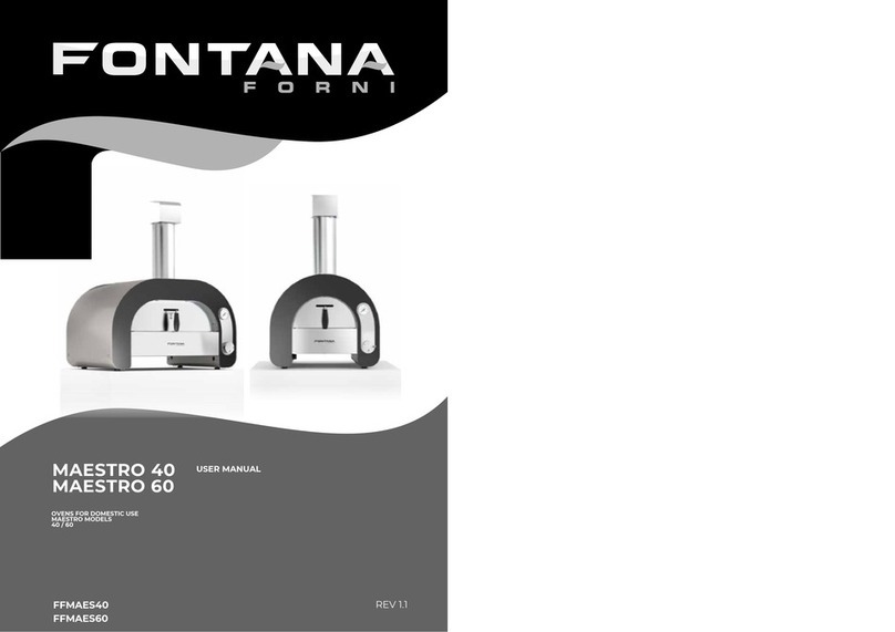 Fontana Forni MAESTRO 40 user manual