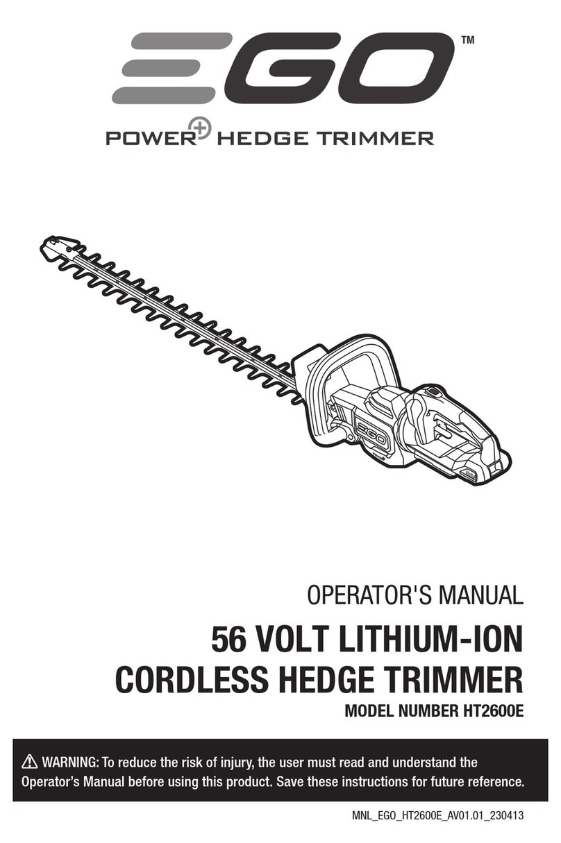 EGO HT2600E User manual