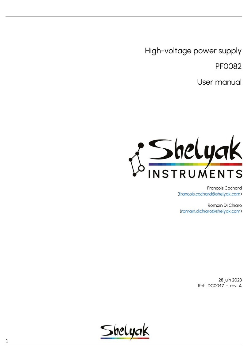shelyak PF0082 user manual
