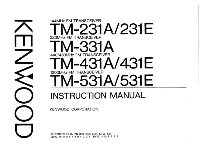 Kenwood TM-231A User manual