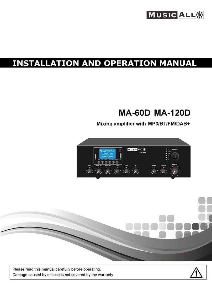Dateq MusicAll MA-60D User manual