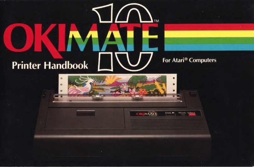 OKIDATA OKIMATE 10 User manual OKIDATA OKIMATE 10 User manual
