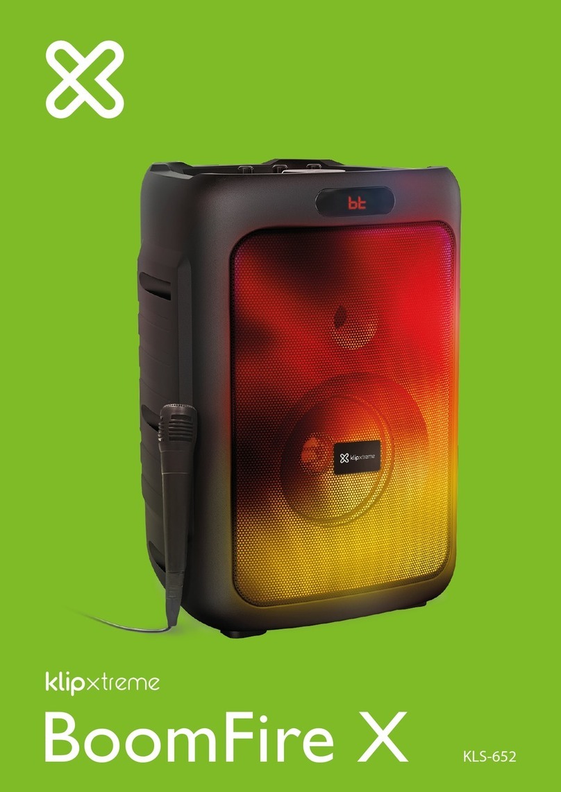 Klip Xtreme BoomFire X KLS-652 manual
