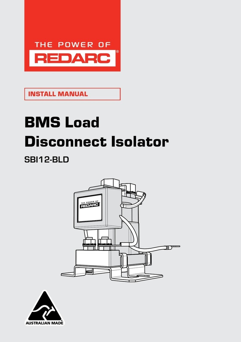 Redarc SBI12-BLD Install manual