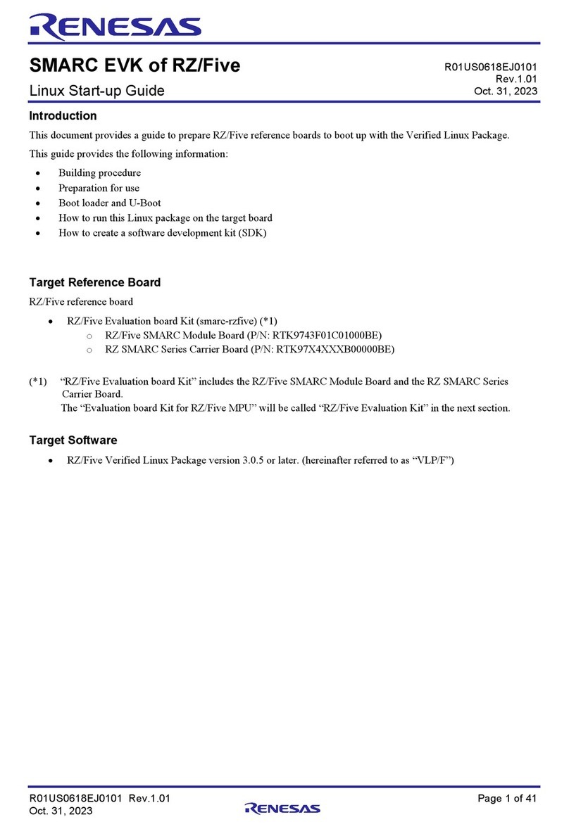 Renesas RZ/Five User guide