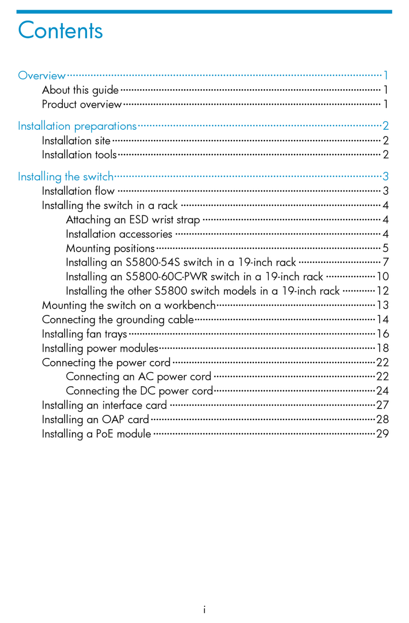 H3C S5800-54S instruction manual