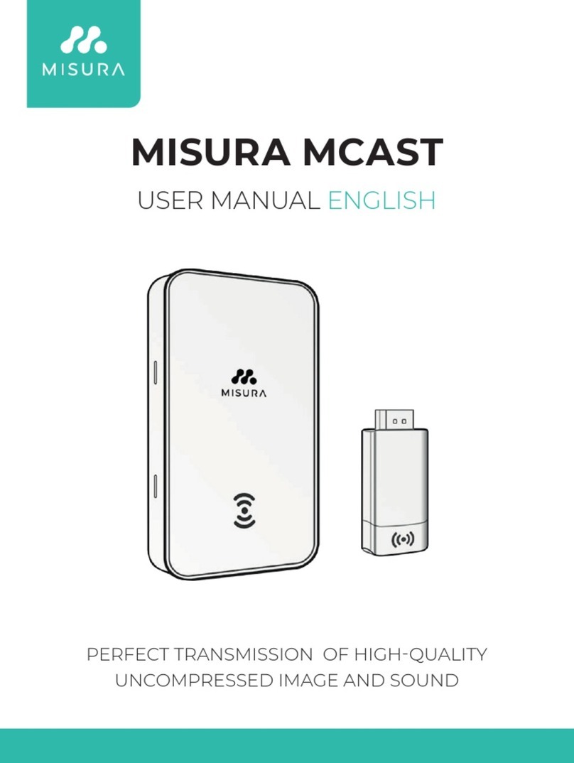 MISURA MCAST user manual