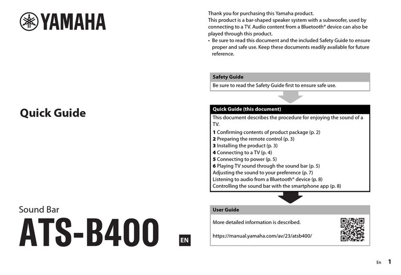 Yamaha ATS-B400 quick guide