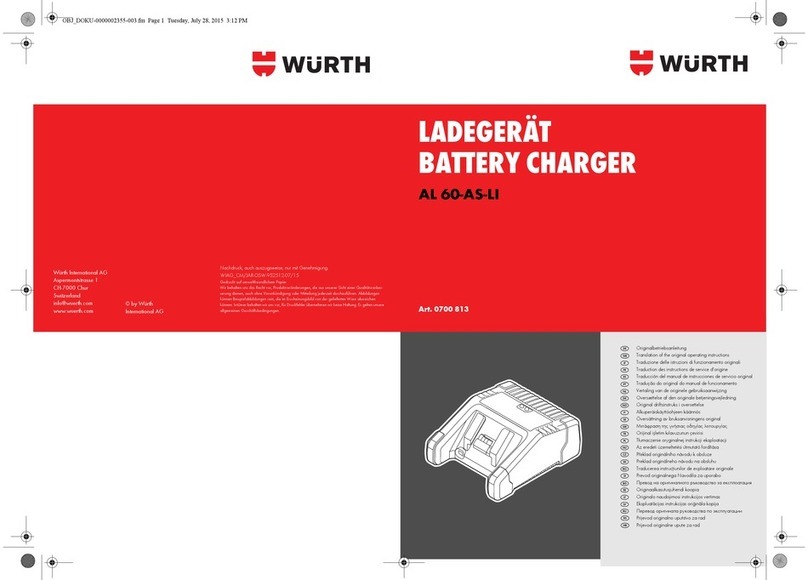 Würth AL 60-AS-LI Quick guide
