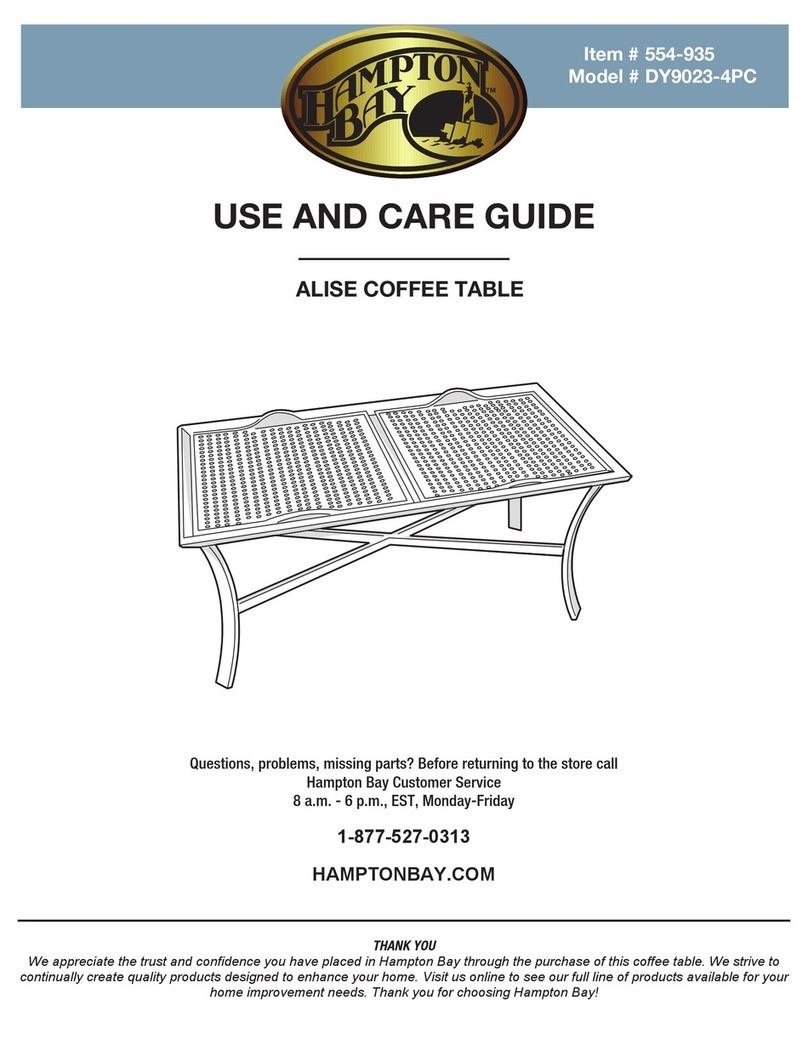 HAMPTON BAY ALISE DY9023-4PC User manual HAMPTON BAY ALISE DY9023-4PC User manual