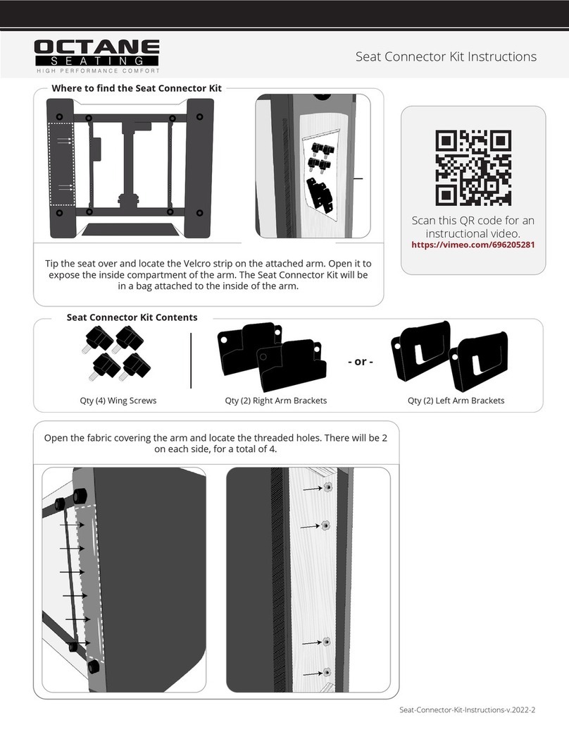 Octane Seating Seat Connector Kit instructions