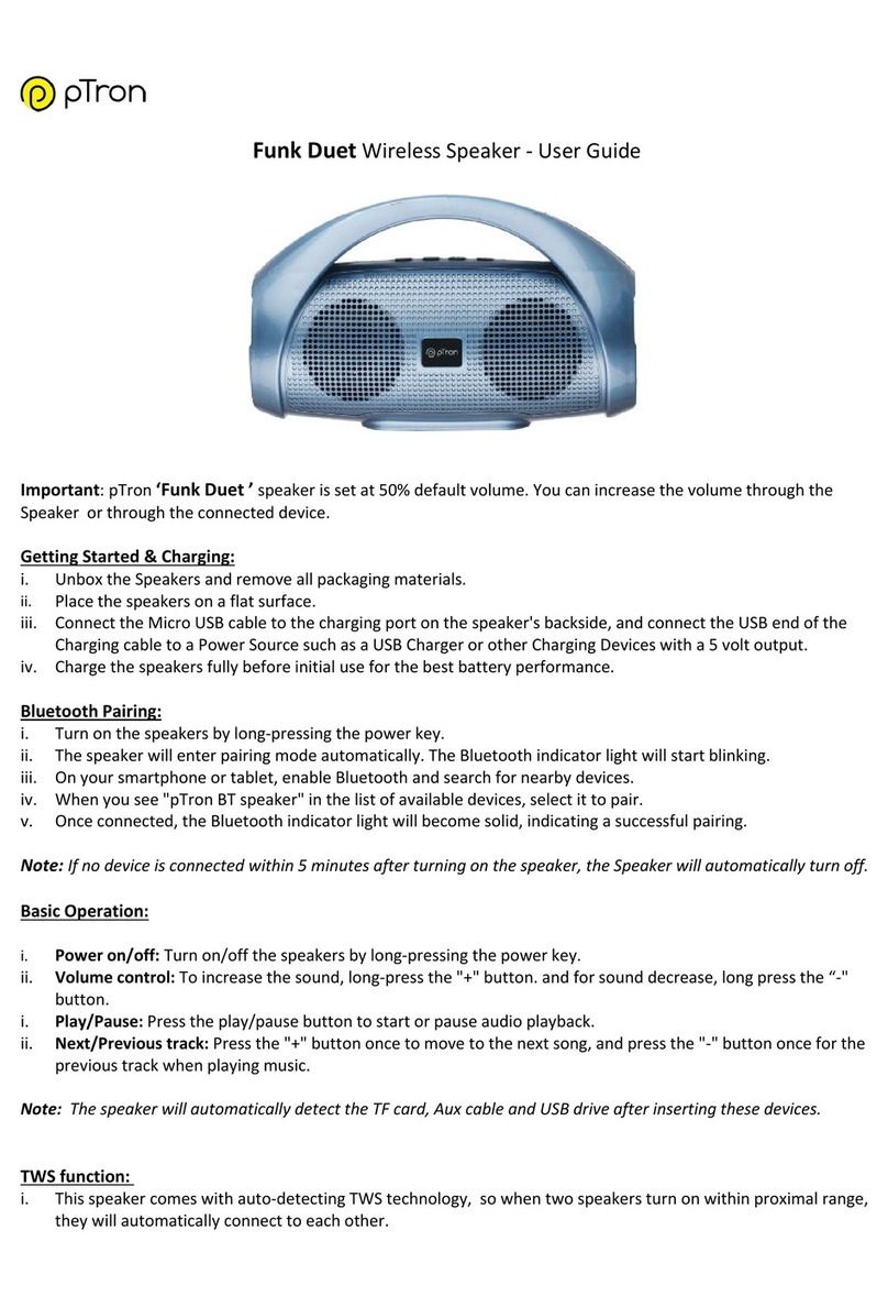 pTron Funk Duet user guide