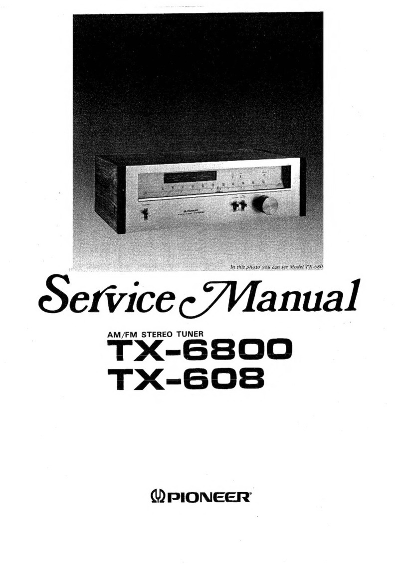 Pioneer TX-6800 Service manual