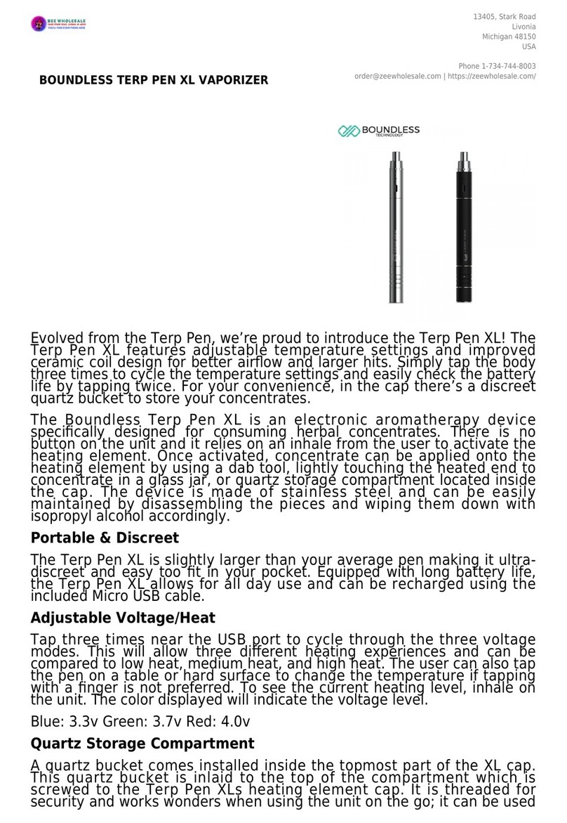 Boundless Technology TERP PEN XL User manual