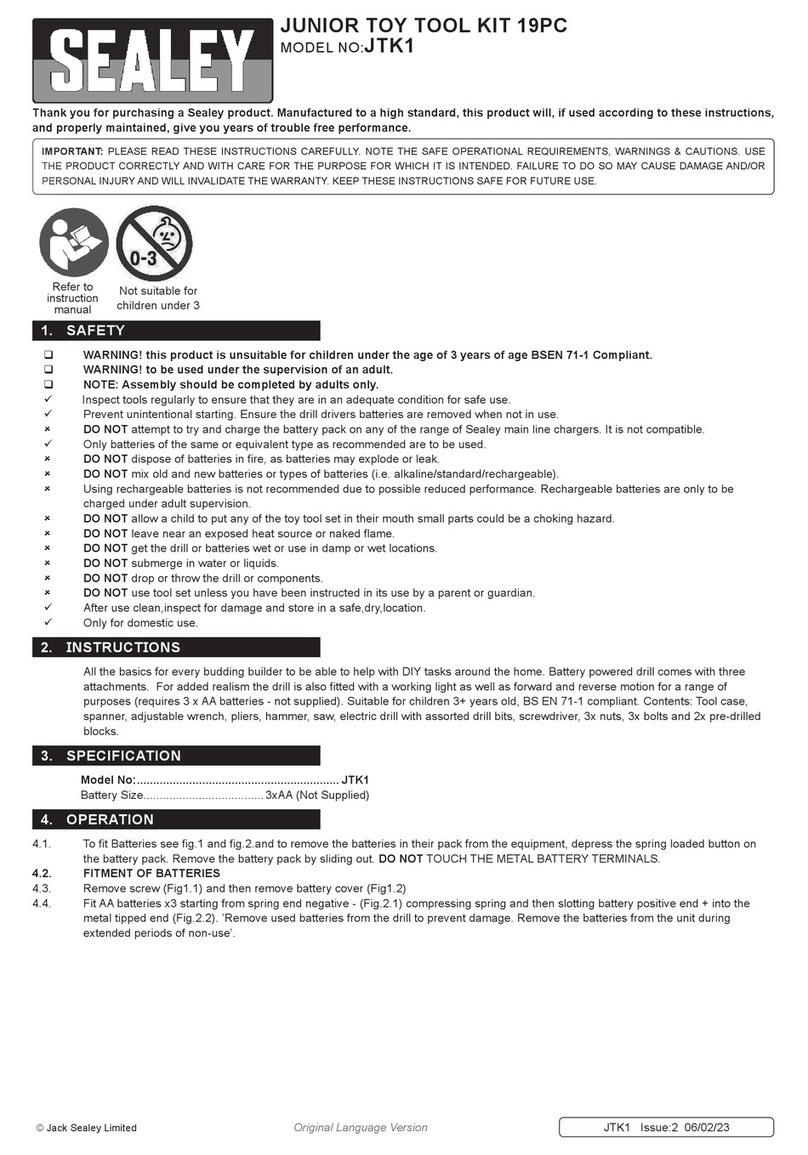 Sealey JTK1 manual