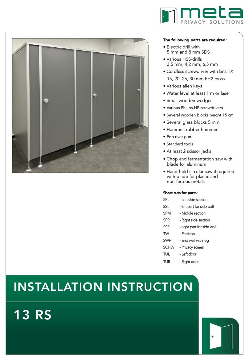 META 13 RS installation instructions META 13 RS installation instructions