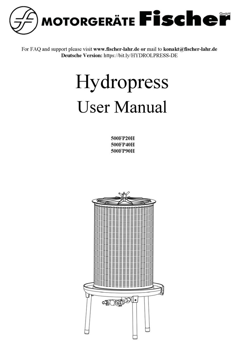 FISCHER 500FP20H user manual