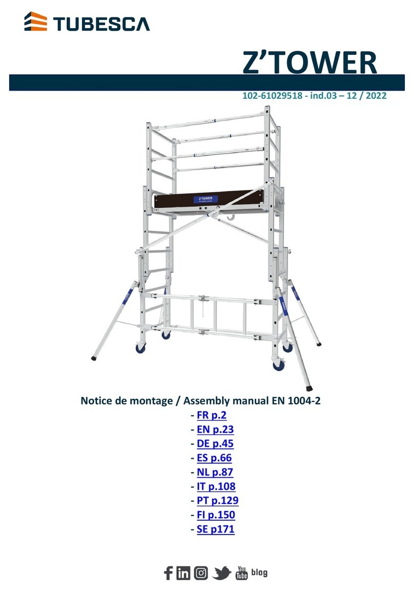 TUBESCA-COMABI Z'TOWER Assembly manual