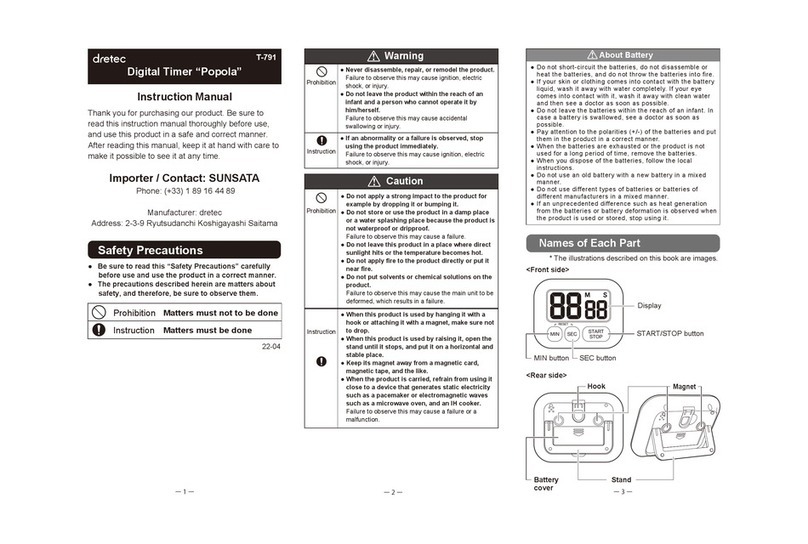 Dretec Popola User manual